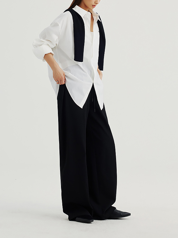 10.時髦over size寬版襯衫