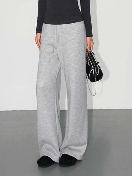 30.羊毛混紡俐落棉褲