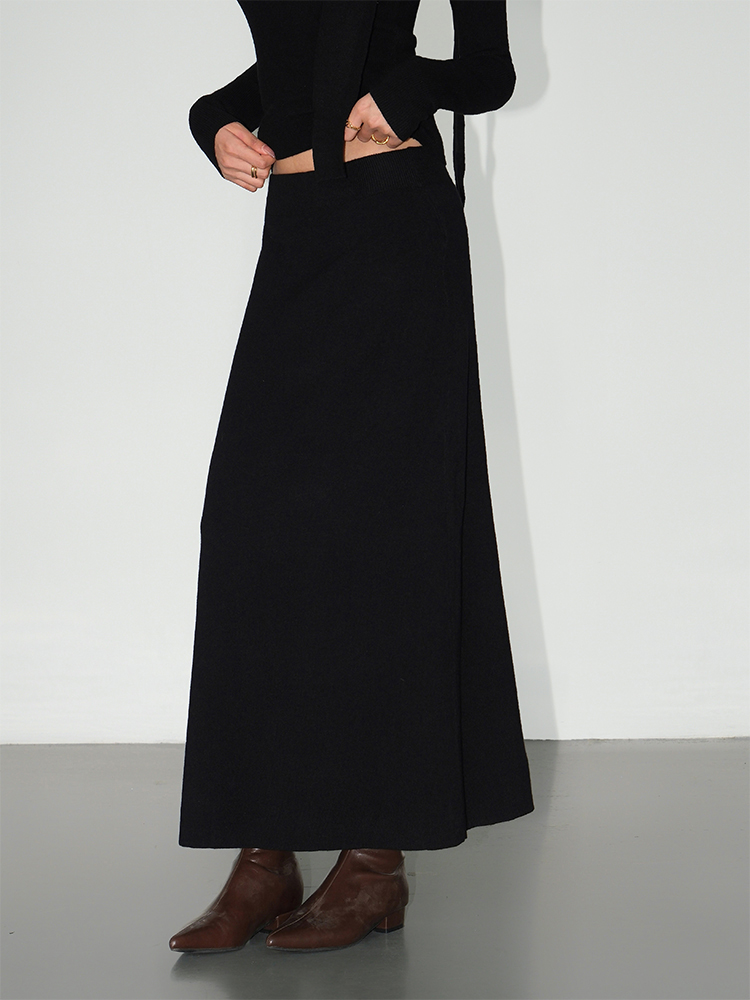 37.48Nm/2澳毛絨6%羊毛長裙