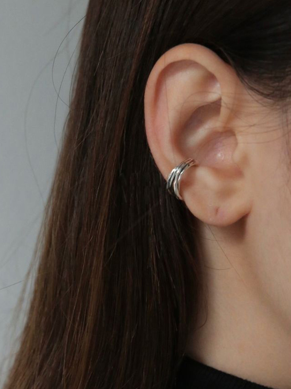 秋意 ∣ 有個性的925純銀耳骨夾